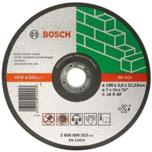 Δίσκος κοπής πέτρας 180mm - Bosch 2 608 600 325