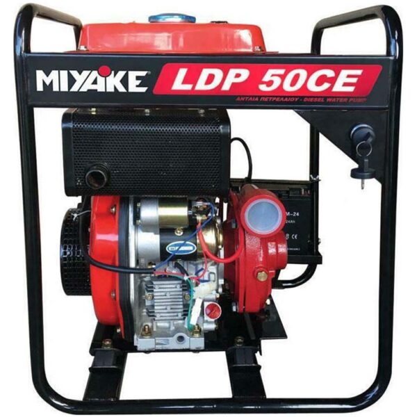 Πετρελαιοαντλίες Νερού Υψηλής Πίεσης - Πυρόσβεσης με Μίζα & Μπαταρία 10.0 hp MIYAKE LDP 80CE 203329